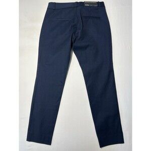 NWT Banana Republic Women's Sloan Pants Navy Blue Stretch Size OS 28X26 Ankle